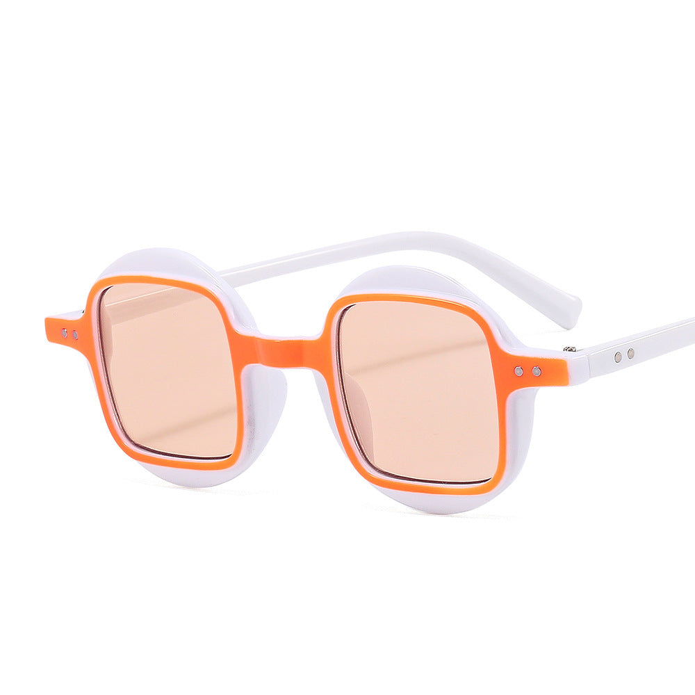 Lunettes de soleil tendance unies - Style personnalité et fashion avec verres colorés