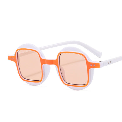 Lunettes de soleil tendance unies - Style personnalité et fashion avec verres colorés