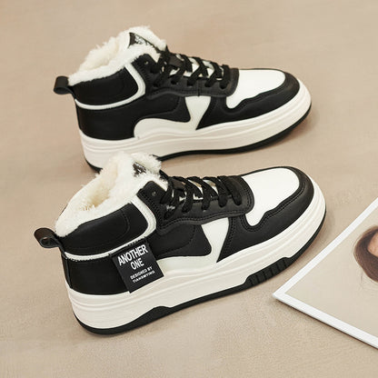 Chaussures d’Hiver à Cheville – Bottes Doudoune Chaudes pour Femme