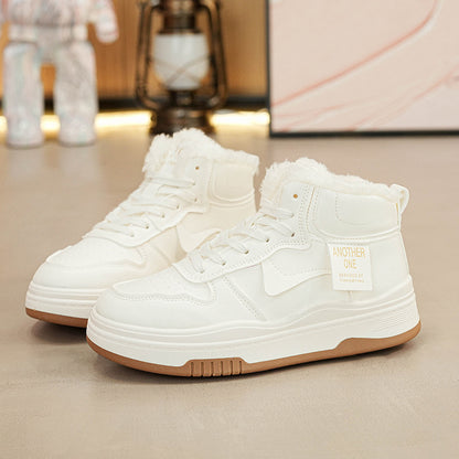 Chaussures d’Hiver à Cheville – Bottes Doudoune Chaudes pour Femme