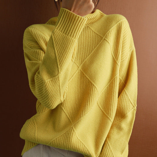 Camille | Pull en Maille à Manches Longues pour un Automne-Hiver Élégant et Confortable lunnav
