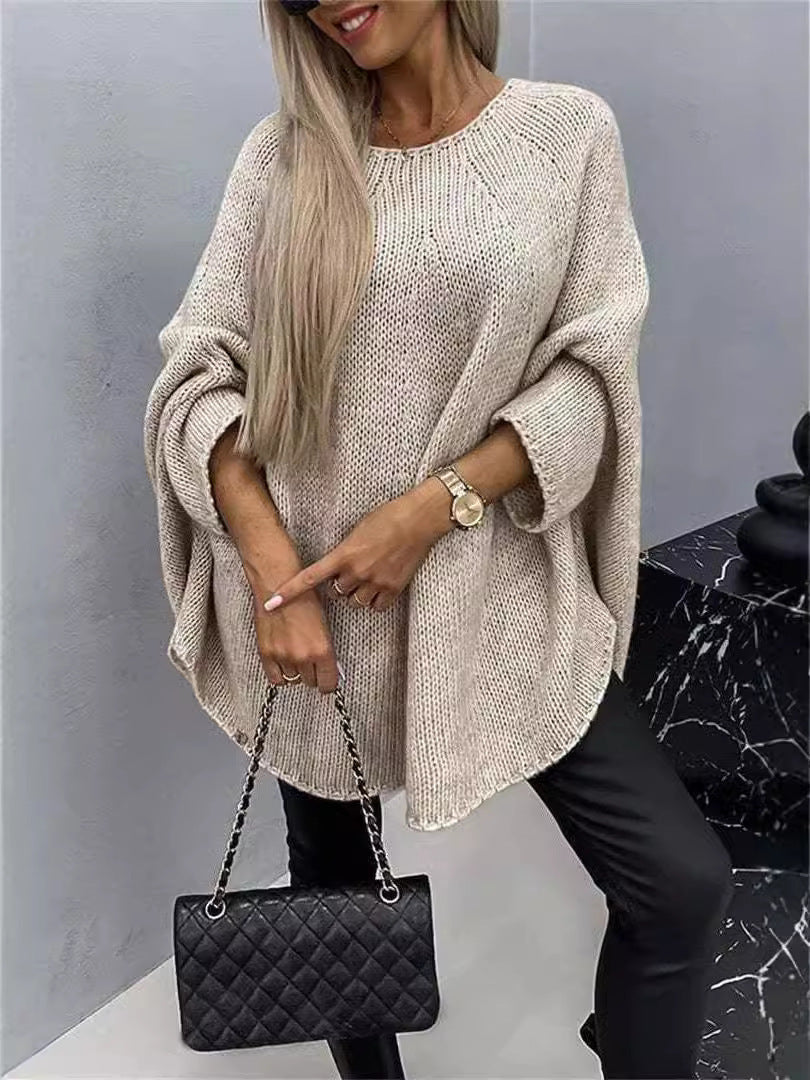 Mathilde | Pull Oversize en Maille pour un Hiver Chic et Élégance Décontractée lunnav