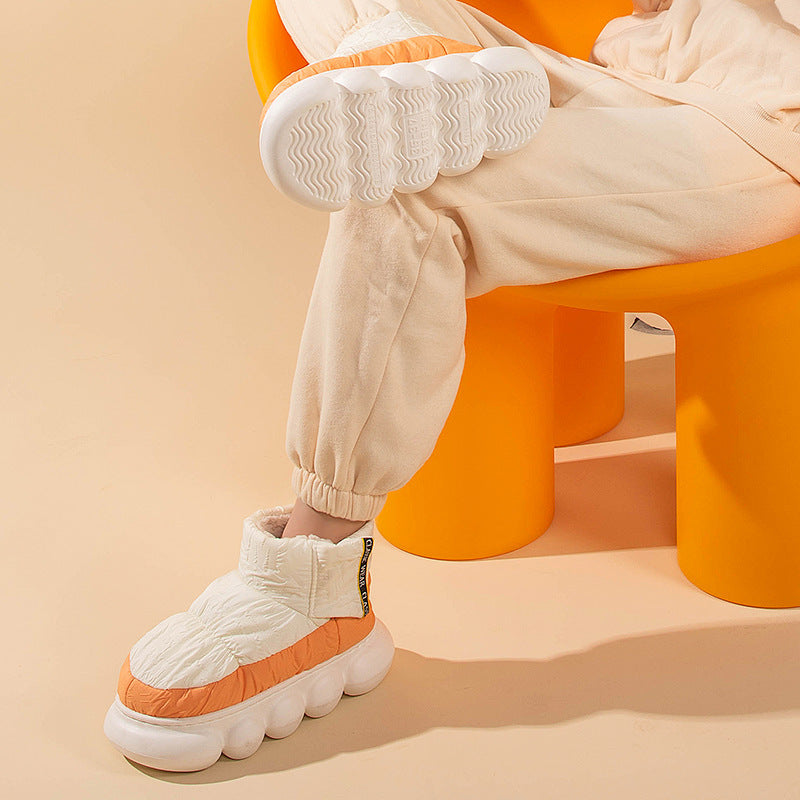 CozyStep™ | Bottines d’Hiver Femme – Chaussons Chauds en Duvet pour Intérieur & Extérieur