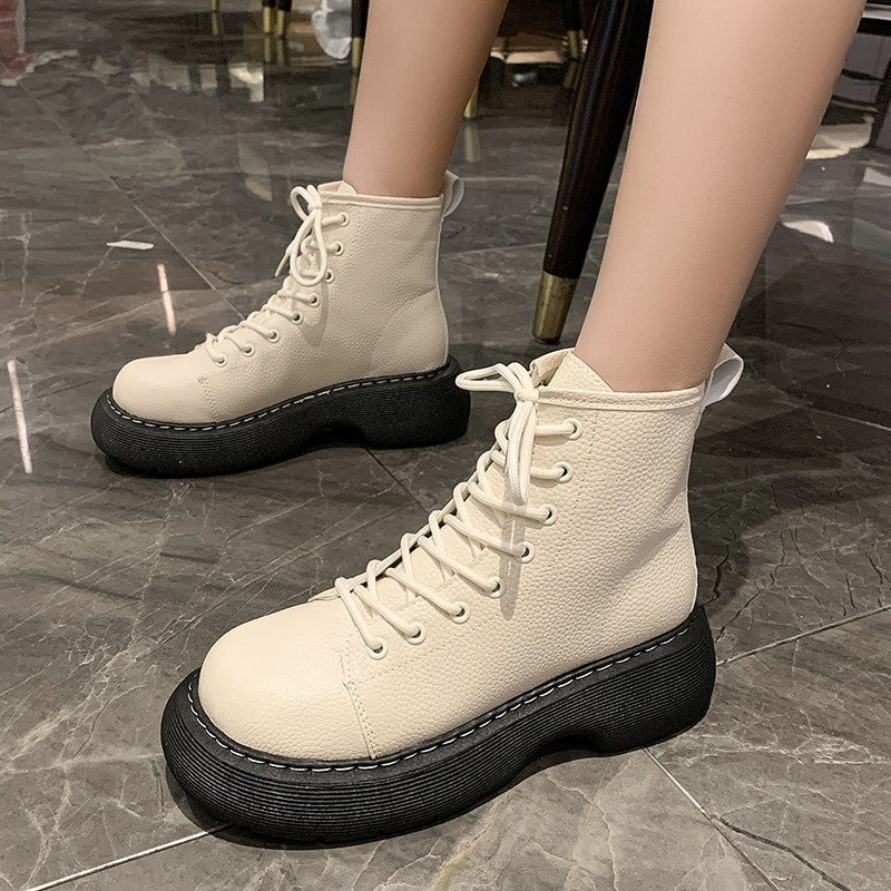 Bottes Femme à Lacets – Bottines Fines Élégantes et Mode | Chaussures Montantes Tendance