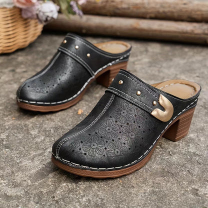 Capri Élégance | Sandales Femme à Bout Carré et Confort Sur-Mesure