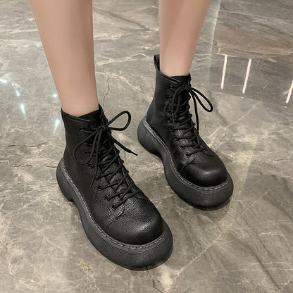 Bottes Femme à Lacets – Bottines Fines Élégantes et Mode | Chaussures Montantes Tendance