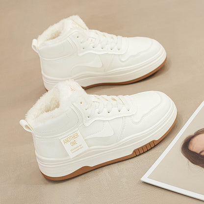 Chaussures d’Hiver à Cheville – Bottes Doudoune Chaudes pour Femme