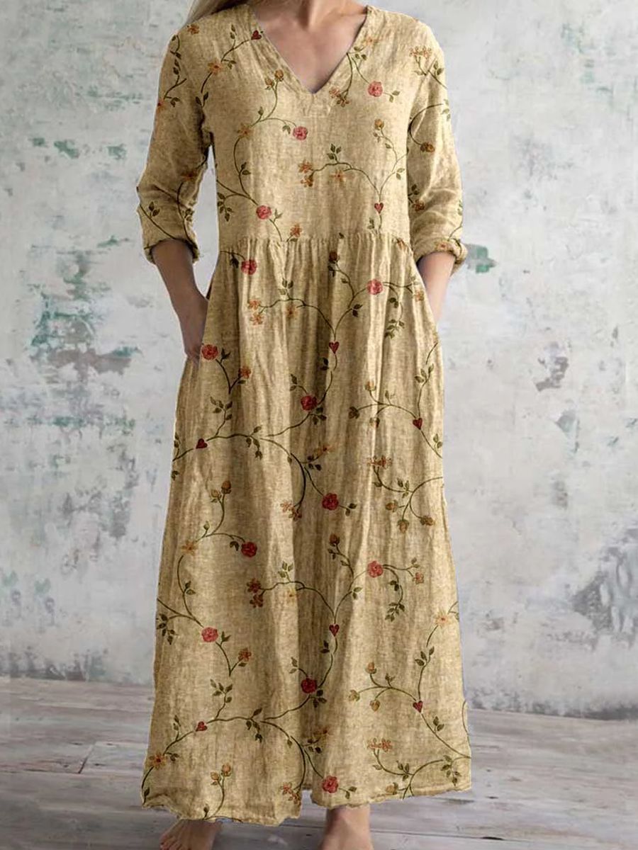 Camille™ | Robe Femme Élégante & Confort Naturel pour l'Été