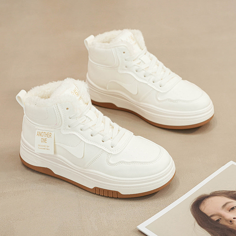 Chaussures d’Hiver à Cheville – Bottes Doudoune Chaudes pour Femme