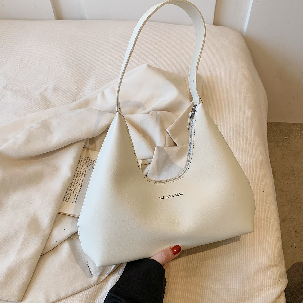 Sac à Main Épaule Femme Style Rétro Français – Élégance Simple & Intemporelle
