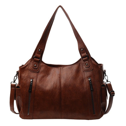 Sac à main femme rétro chic avec texture raffinée et sangle ajustable