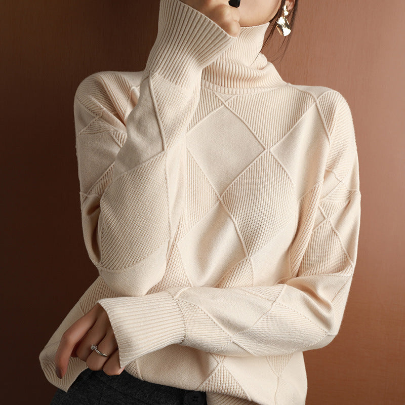 Camille | Pull en Maille à Manches Longues pour un Automne-Hiver Élégant et Confortable lunnav