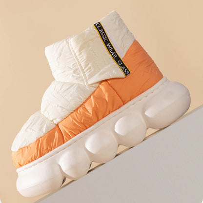 CozyStep™ | Bottines d’Hiver Femme – Chaussons Chauds en Duvet pour Intérieur & Extérieur