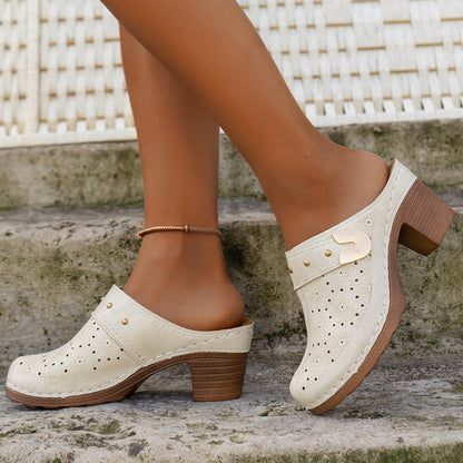 Capri Élégance | Sandales Femme à Bout Carré et Confort Sur-Mesure