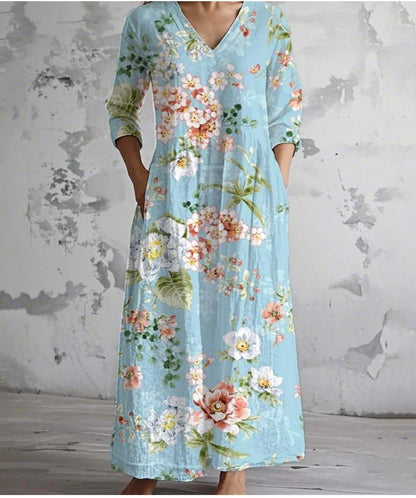 Camille™ | Robe Femme Élégante & Confort Naturel pour l'Été