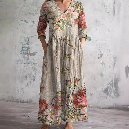 Camille™ | Robe Femme Élégante & Confort Naturel pour l'Été