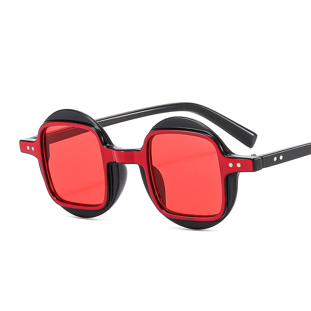 Lunettes de soleil tendance unies - Style personnalité et fashion avec verres colorés