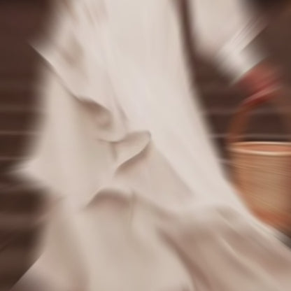 Robe longue élégante à col en V – Robe satinée blanche à volants, manches longues, idéale soirée & cocktail